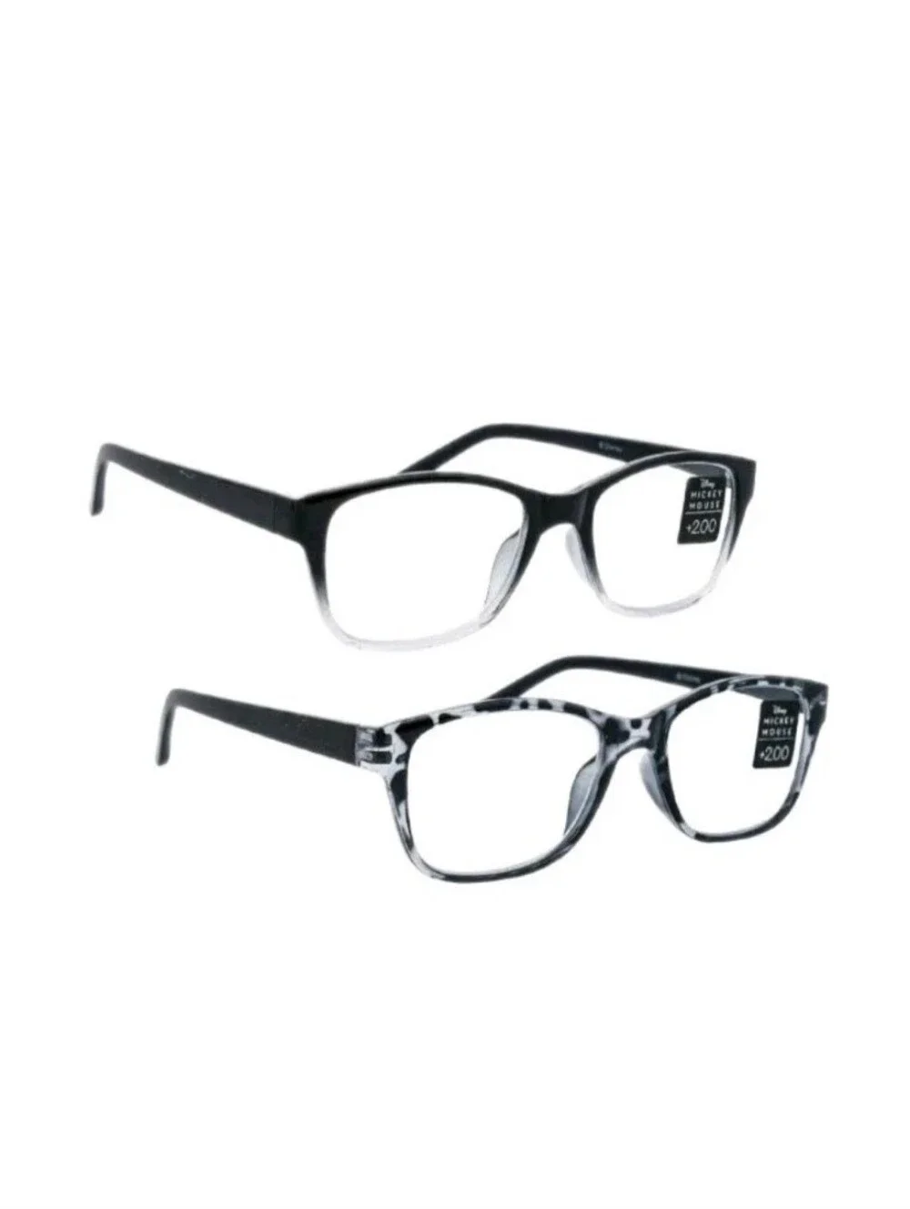 Disney Mickey Mouse Readers +1.50 Reading Glasses Microfiber Pouch 2 Pair